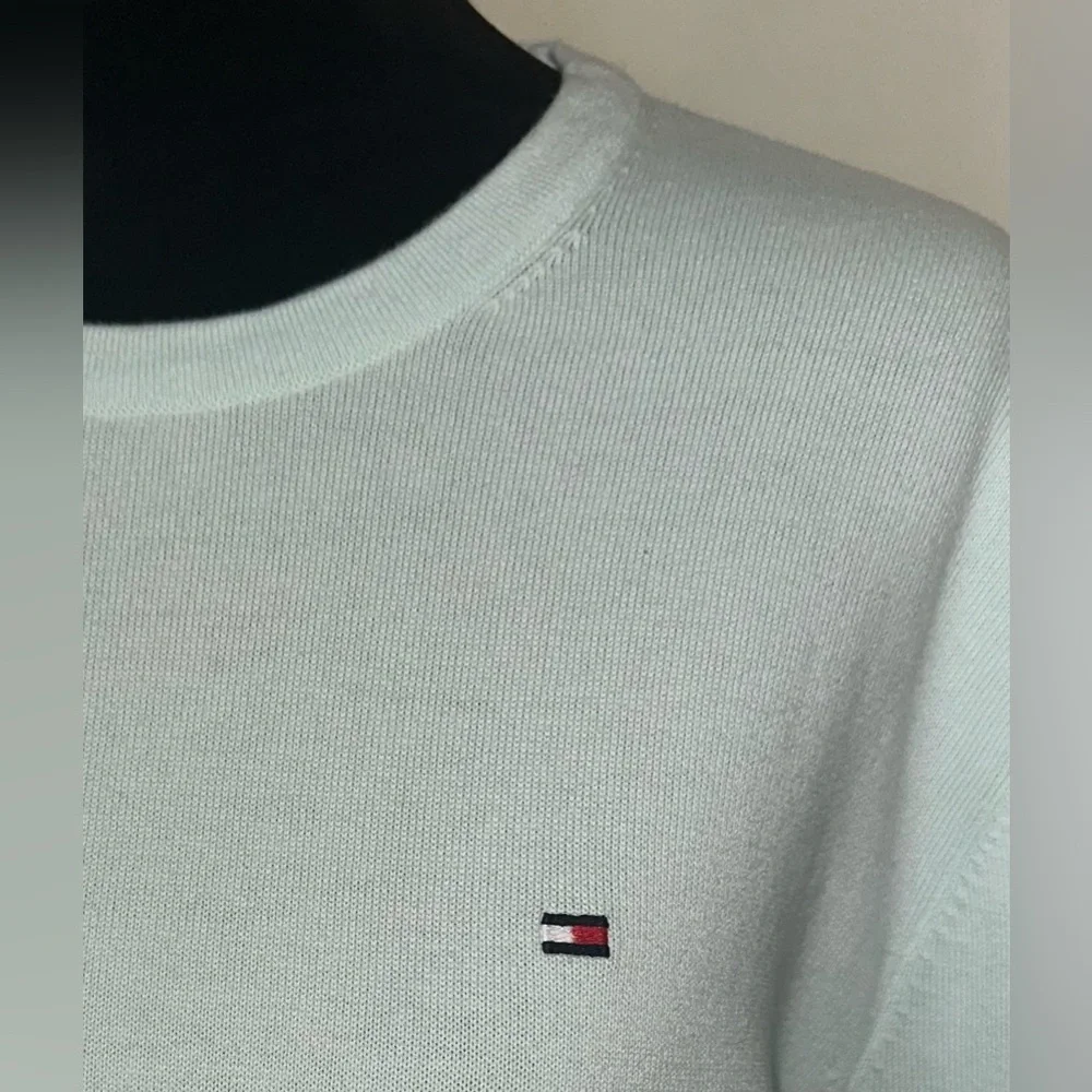 Tommy Hilfiger Men's Signature Heathered Crew-Neck Pullover Sweater - Size XL